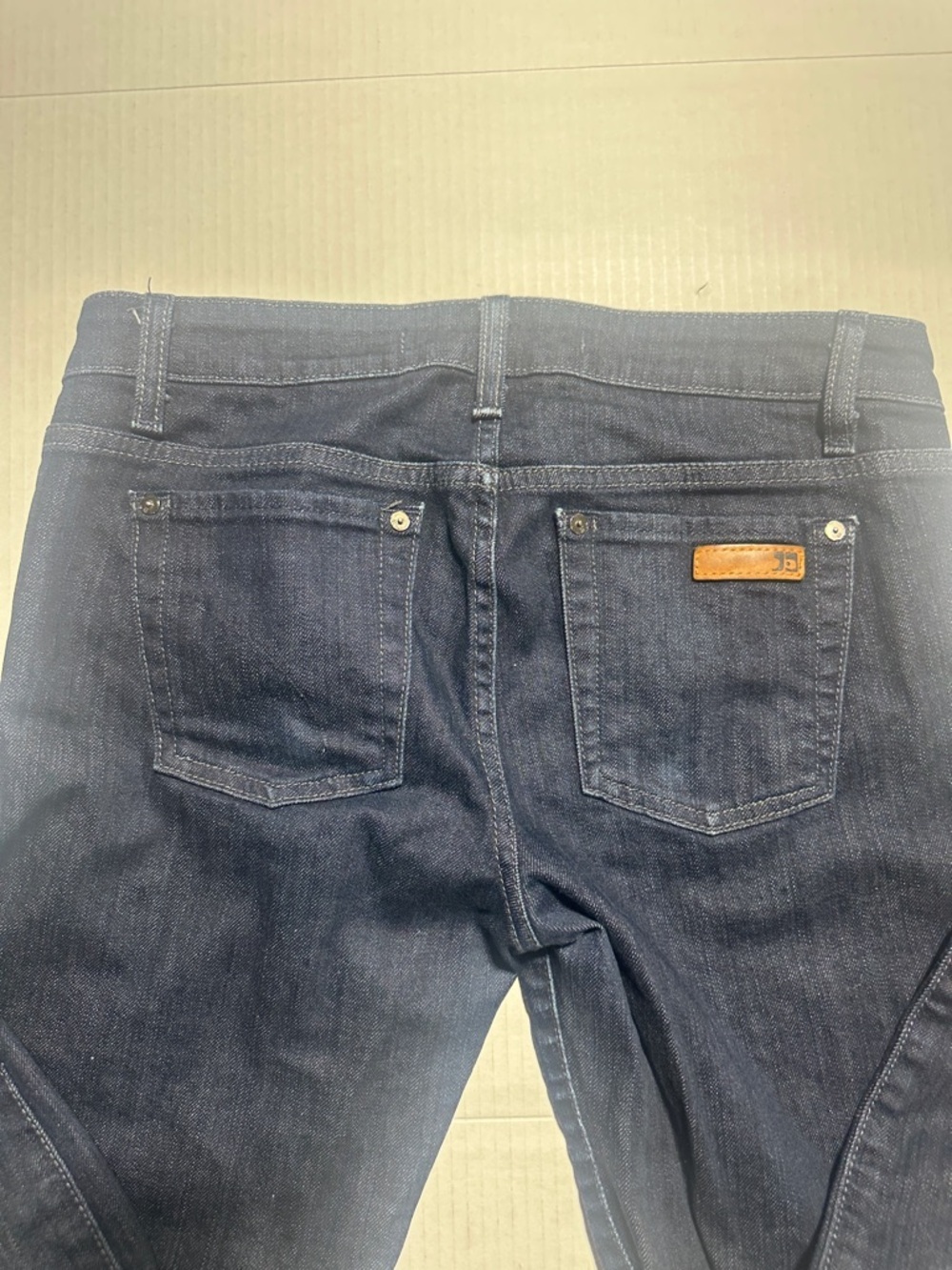 Joe’s Chelsea dark Blue denim Slim Jeans multiple pockets and zipper 98% cotton - Picture 8 of 8